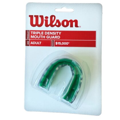 Wilson Shield Zahnschutz MG3 3-Stufig - grün Senior MINT
