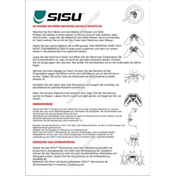 Zahnschutz Sisu EXTRADÜNN 2.4 - Farben Erwachsene blau