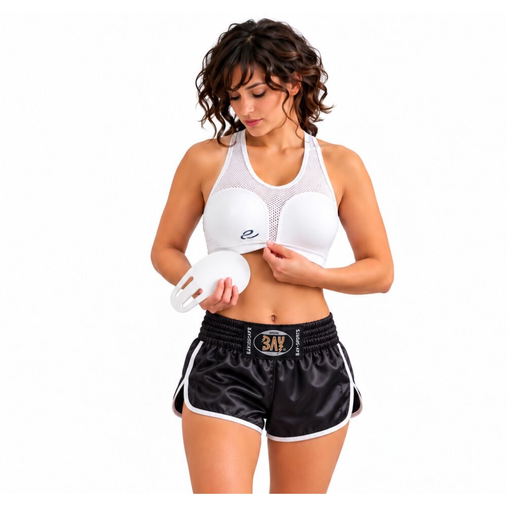 Topp für Damen Brustschutz Cool Guard & Super Protect S weiß