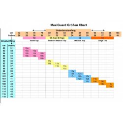 Maxi Guard Topp f&uuml;r Brustschutz S-M schwarz