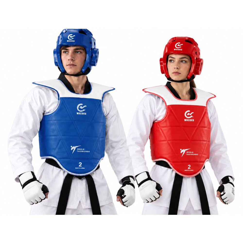 Wacoku WT zulassung Wendeweste Taekwondo M
