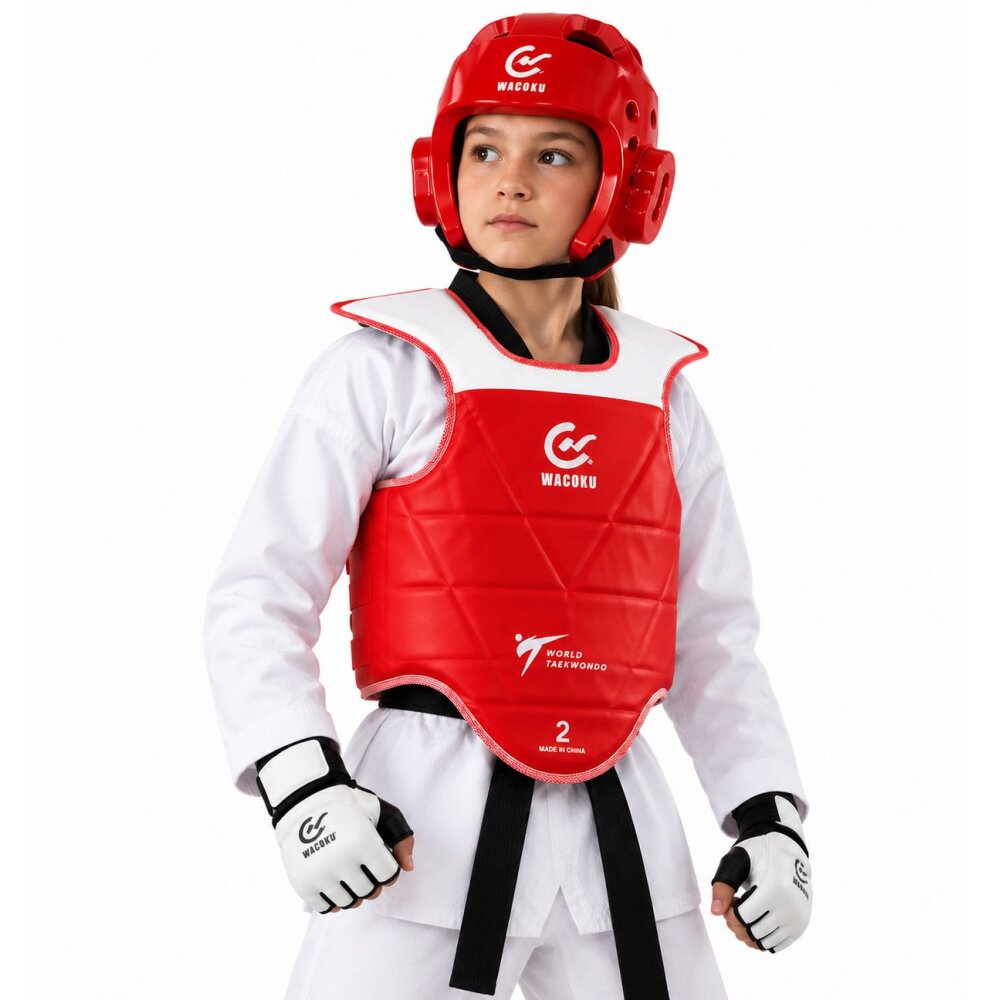 Wacoku WT zulassung Wendeweste Taekwondo M