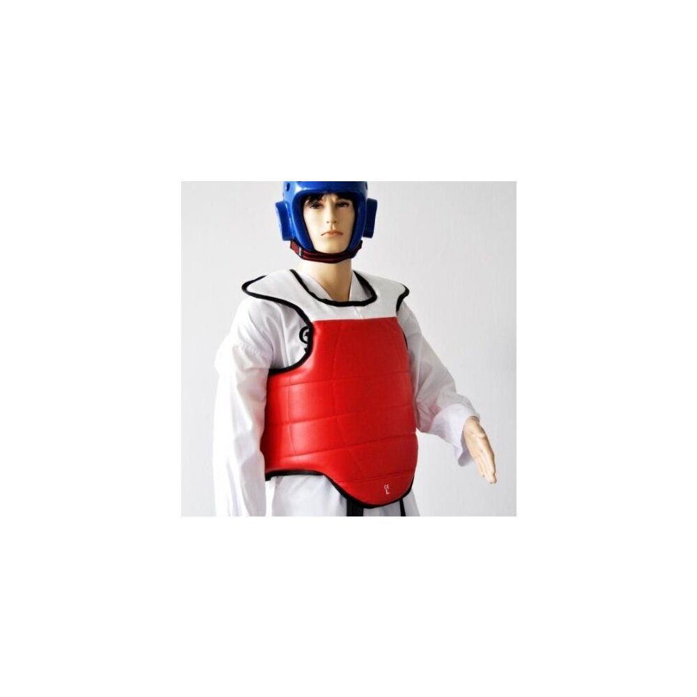 Wende Weste Taekwondo rot blau L