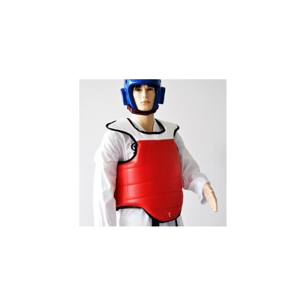 Wende Weste Taekwondo rot blau XL