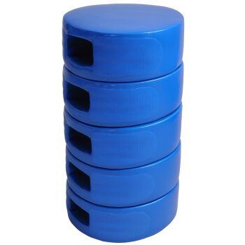 DoubleSoft Doppelpratze Schaumstoff Handpratze weich & beidseitig nutzbar blau