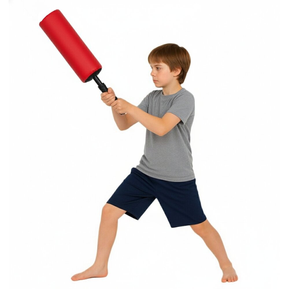 The Blocker Schlagstock Schaumstoff Polsterung 65 cm rot