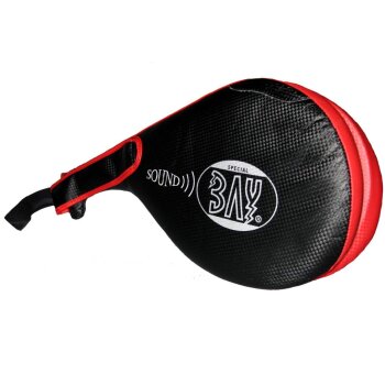 20 Jahre Jubel Rabatt - Sound Doppel Hand Mitt Doppelmitt  schwarz/rot
