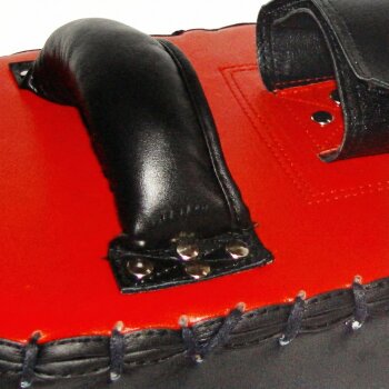 ANGEBOT des Monats - Thai Tech Arm-Schlagpolster rot/schwarz Leder 46 cm