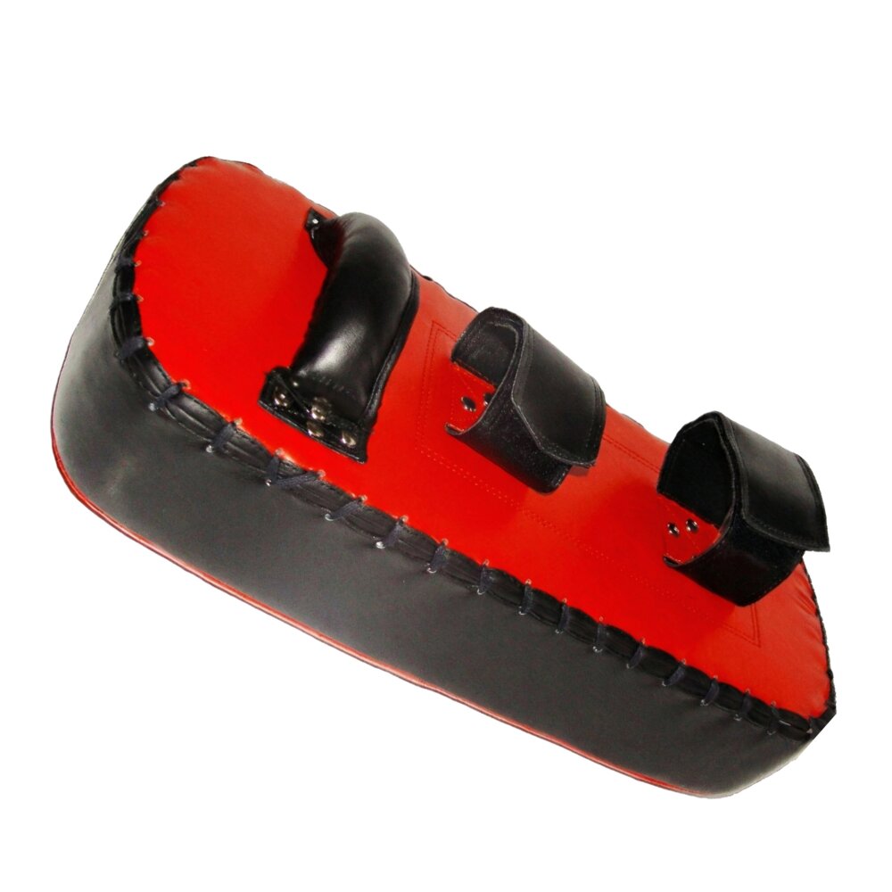 ANGEBOT des Monats - Thai Tech Arm-Schlagpolster rot/schwarz Leder 46 cm