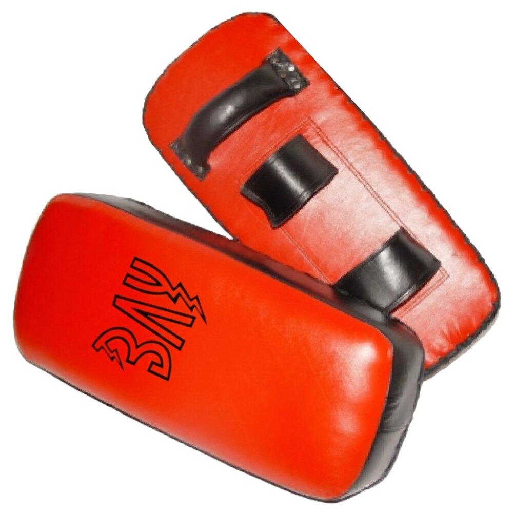 ANGEBOT des Monats - Thai Tech Arm-Schlagpolster rot/schwarz Leder 46 cm