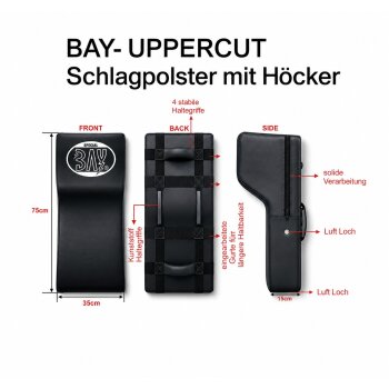 Uppercut Schlagpolster mit Höcker Muay Thai 75 cm