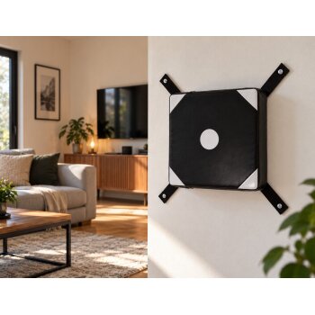 Wall Catcher Wand-Schlagpolster 34 x 34 cm schwarz