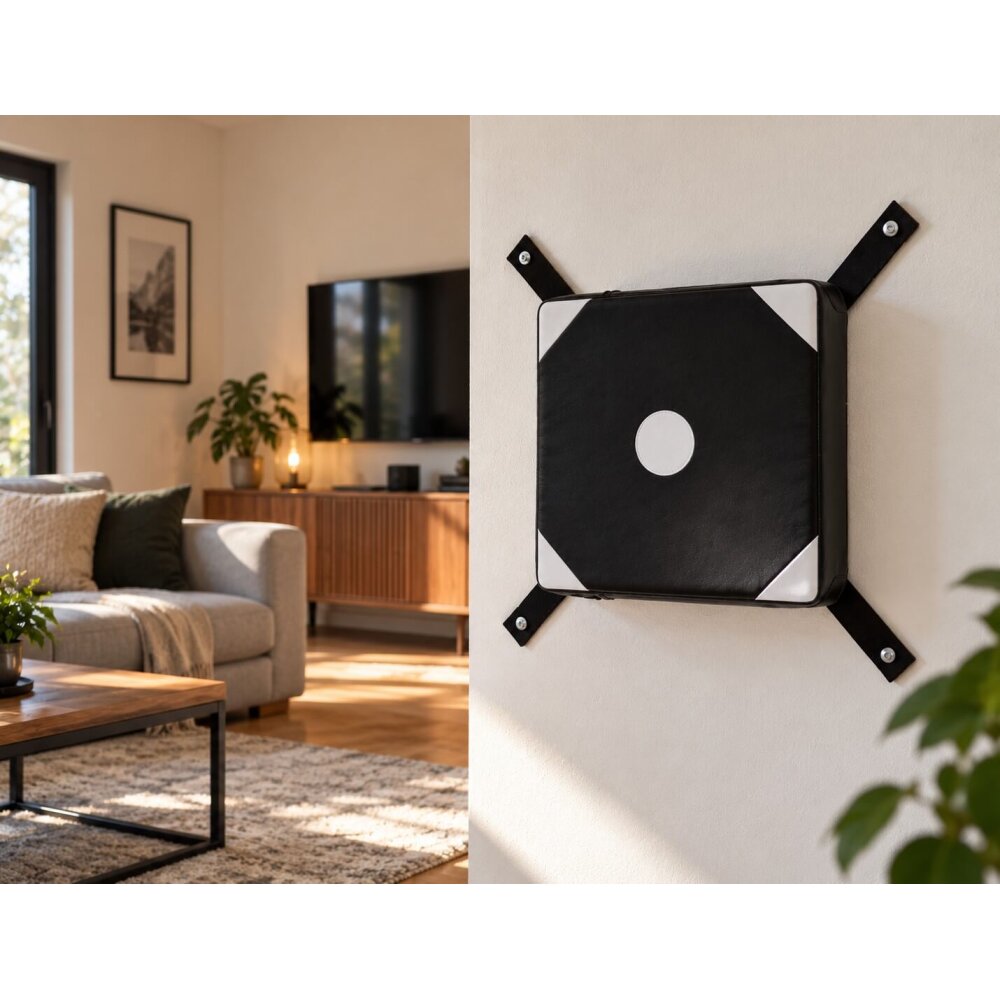 Wall Catcher Wand-Schlagpolster 34 x 34 cm schwarz