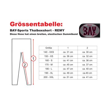 Remy Thaiboxhose grün/schwarz  XS - XXL