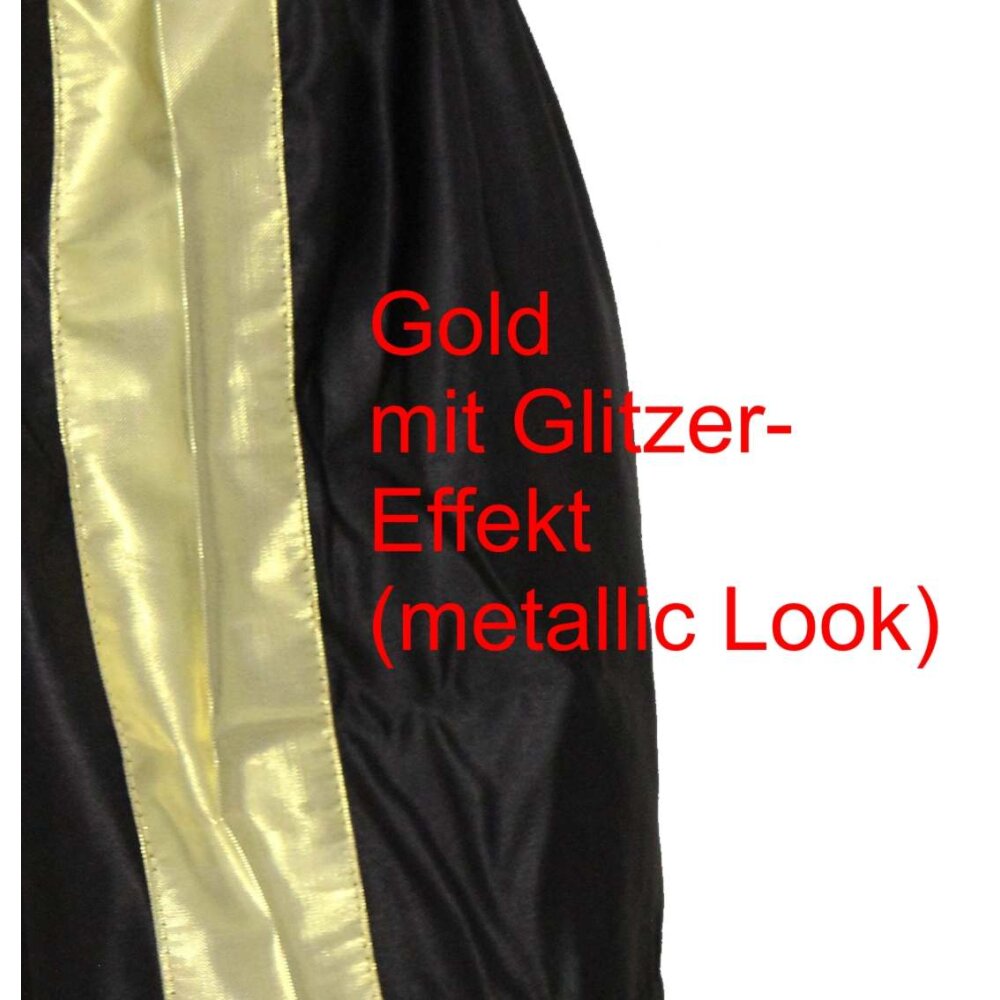 20 Jahre Jubel Angebot- Remy Thaiboxhose schwarz/gold glitter XXS - XXL