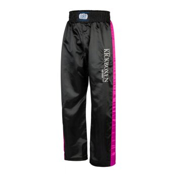 Stick Kickboxhose schwarz/pink  4XS - XXL Kinder Erwachsene