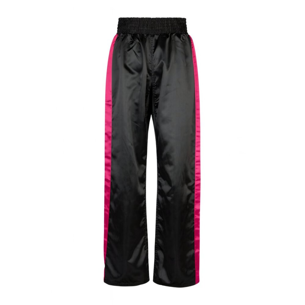 Stick Kickboxhose schwarz/pink  4XS - XXL Kinder Erwachsene
