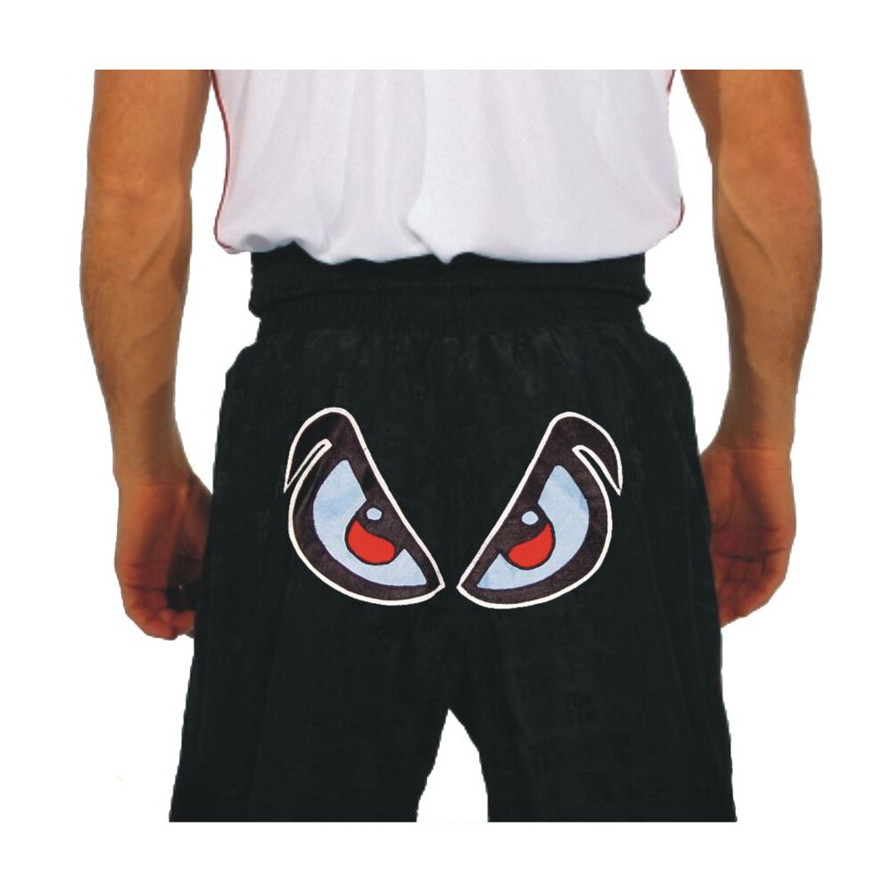 ANGEBOT des Monats - No Fear Augen Kickboxhose schwarz/gelb XXS - XXL