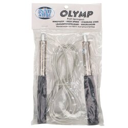 Olymp 280 Stahl Springseil Aluminium schwarz inkl. Mesh Bag
