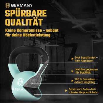 Kettlebell  Neopren Kugelhantel Krafttraining 2 - 32 kg
