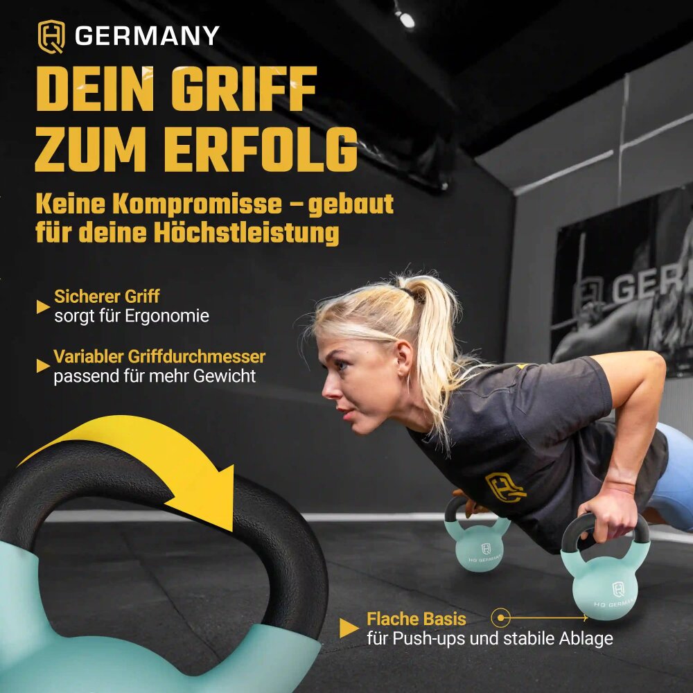 Kettlebell  Neopren Kugelhantel Krafttraining 2 - 32 kg
