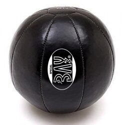 Echtes Leder Medizinball  5 - 10 kg schwarz