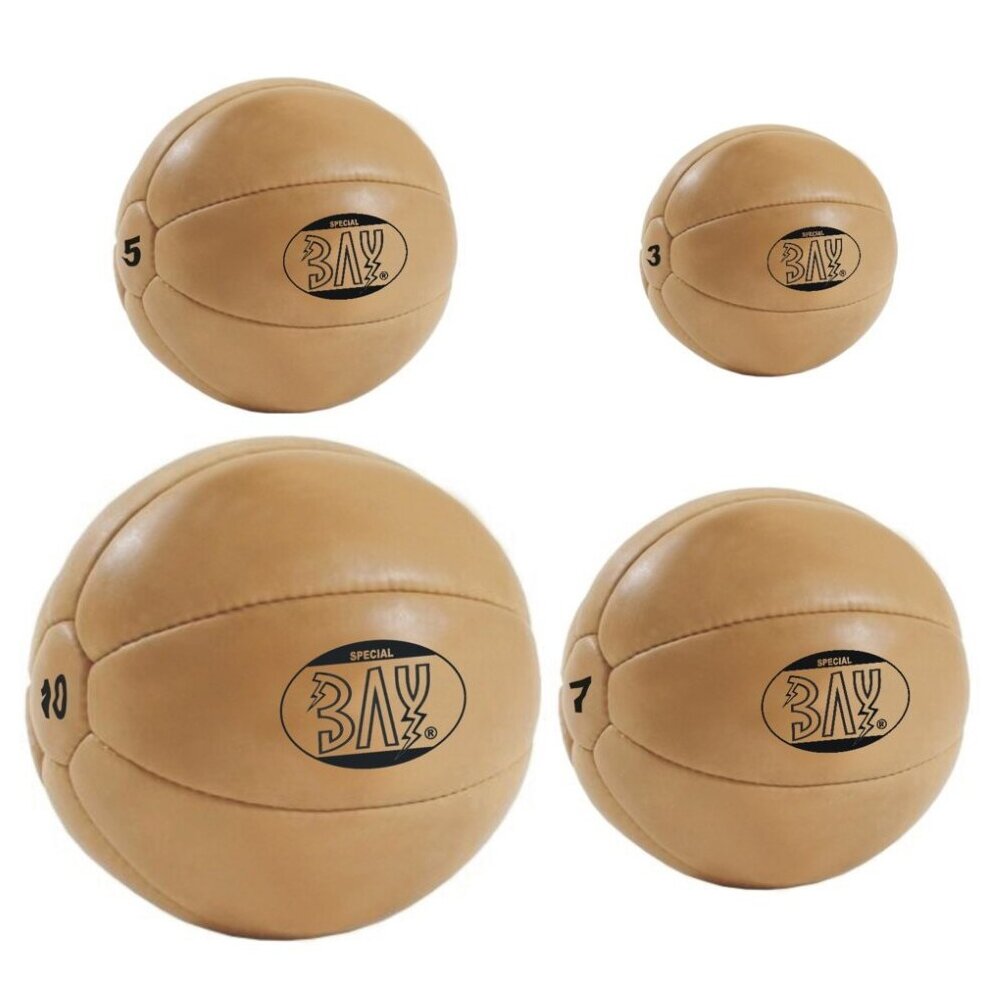 Retro Medizinball Leder PU 3 kg