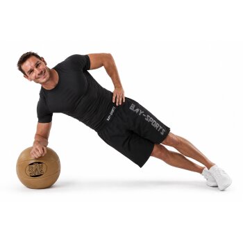 Retro Medizinball Leder PU 5 kg