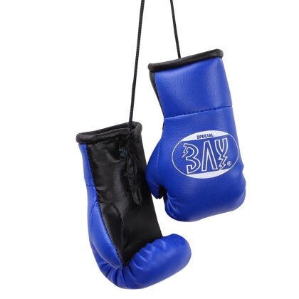 Mini Boxhandschuhe Anh&auml;nger Deko blau