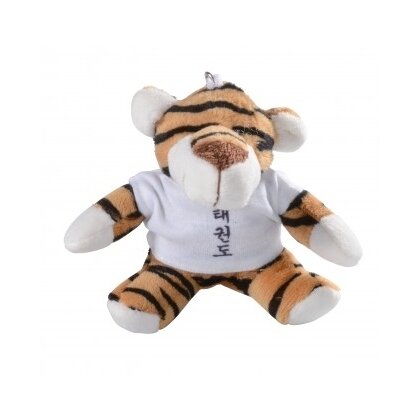 Pl&uuml;schtier Tiger Kickboxen Karate Taekwondo Schl&uuml;sselanh&auml;nger Taekwondo Guido