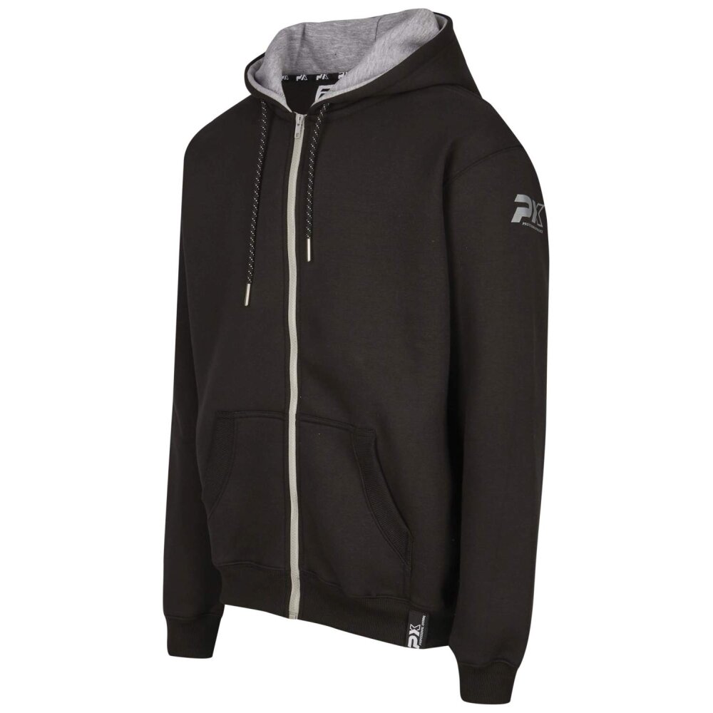 Hoodie schwarz grau XXS