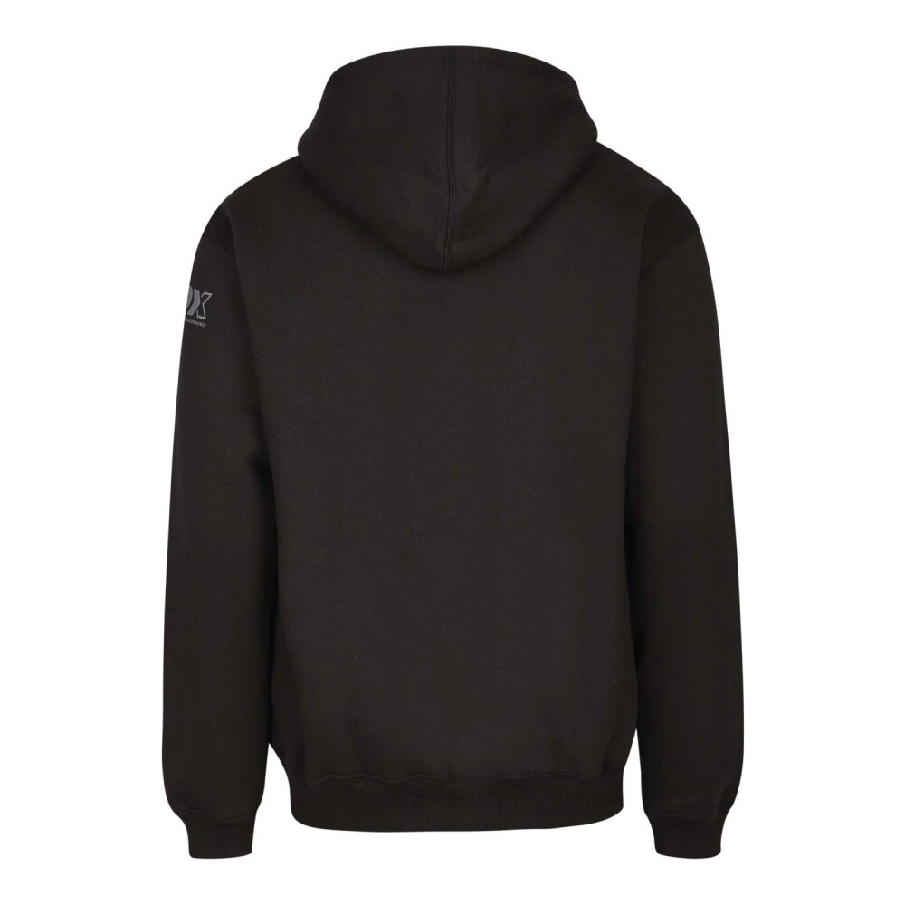 Hoodie schwarz grau M