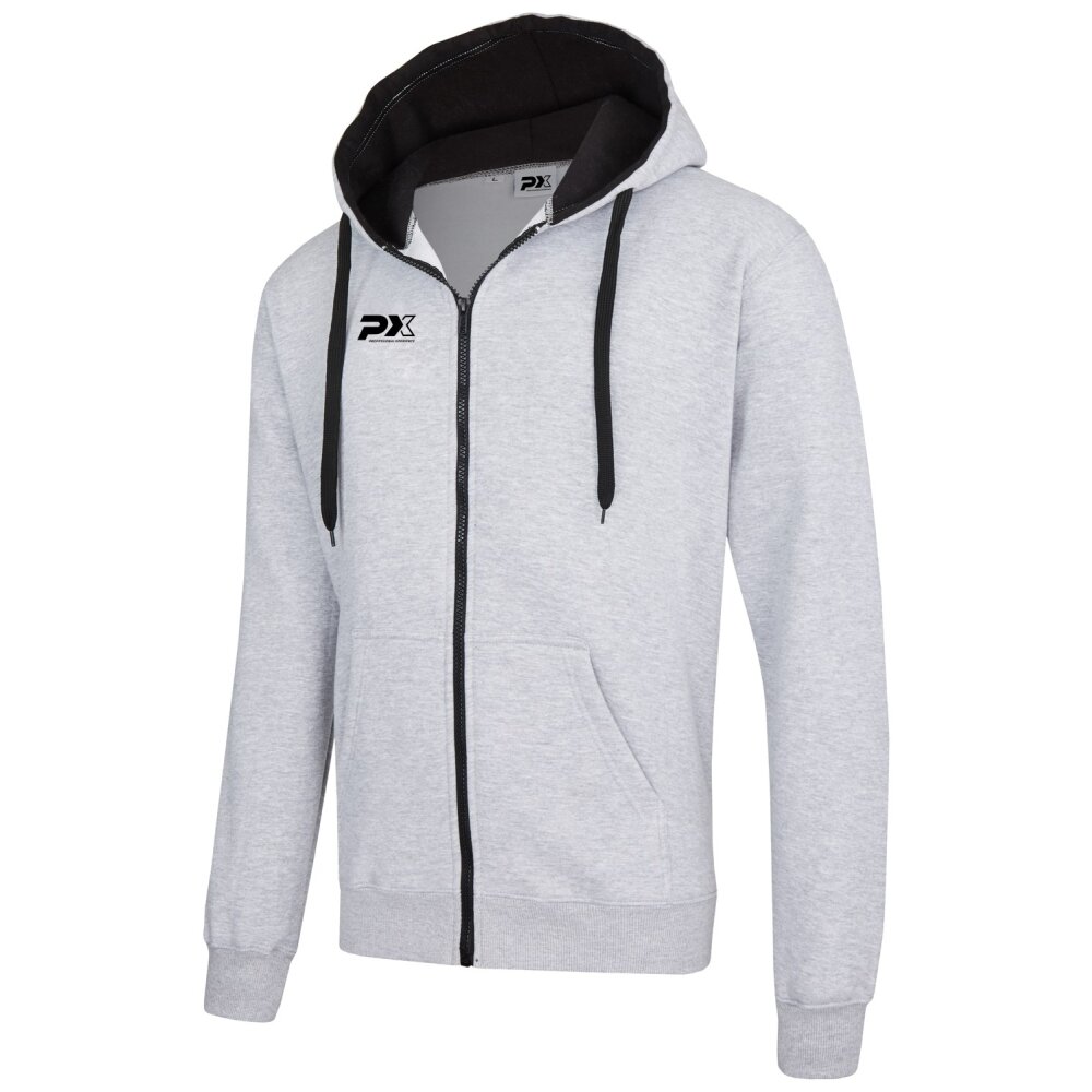 Hoodie grau schwarz M