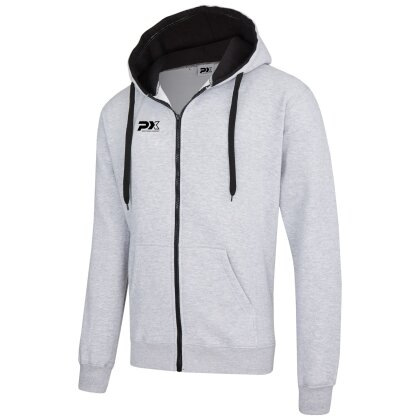Hoodie grau schwarz XXL