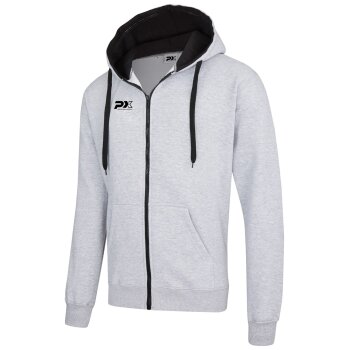 Hoodie grau schwarz XXL