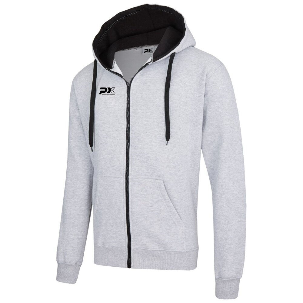 Hoodie grau schwarz XXL