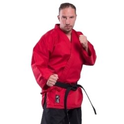 Karate Jacke 8 UZ rot 190