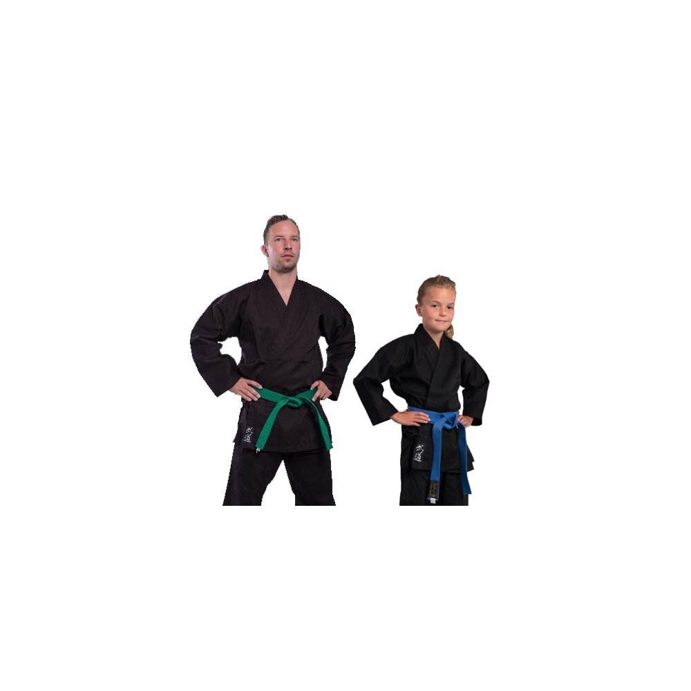 Karate Jacke 8 UZ schwarz 170