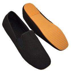 Kung Fu Schuhe Slipper schwarz