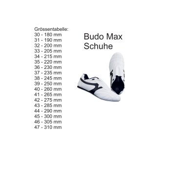 Budo-Max Kampfsportschuhe weiß Kinder Erwachsene 40