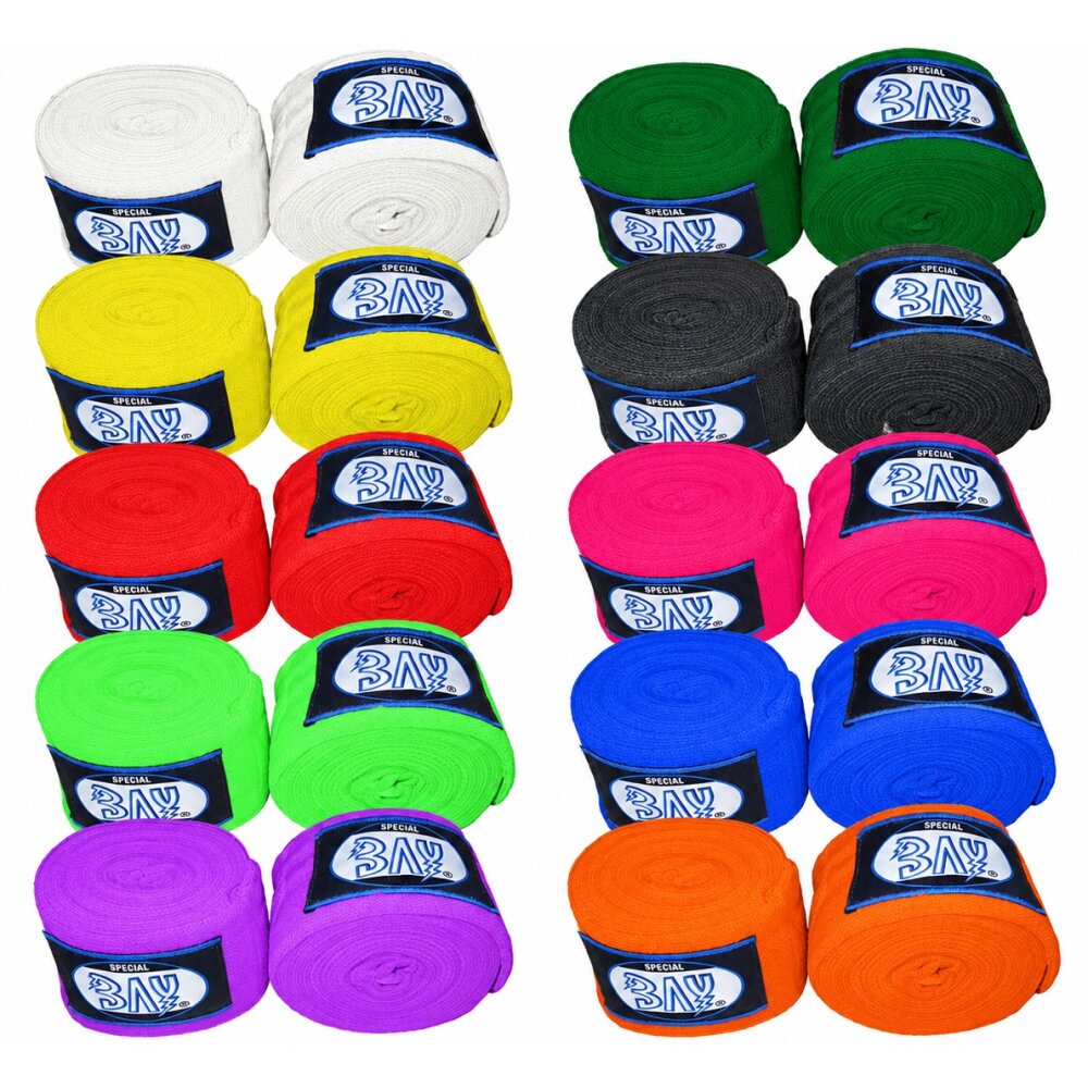 Basic Boxbandagen 2,5 m elastisch viele Farben
