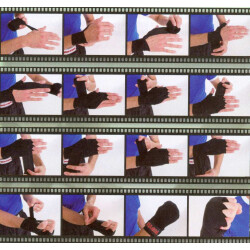 Clever Set Boxbandagen + Mesh Bag schwarz