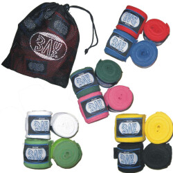 Clever Set Boxbandagen + Mesh Bag schwarz