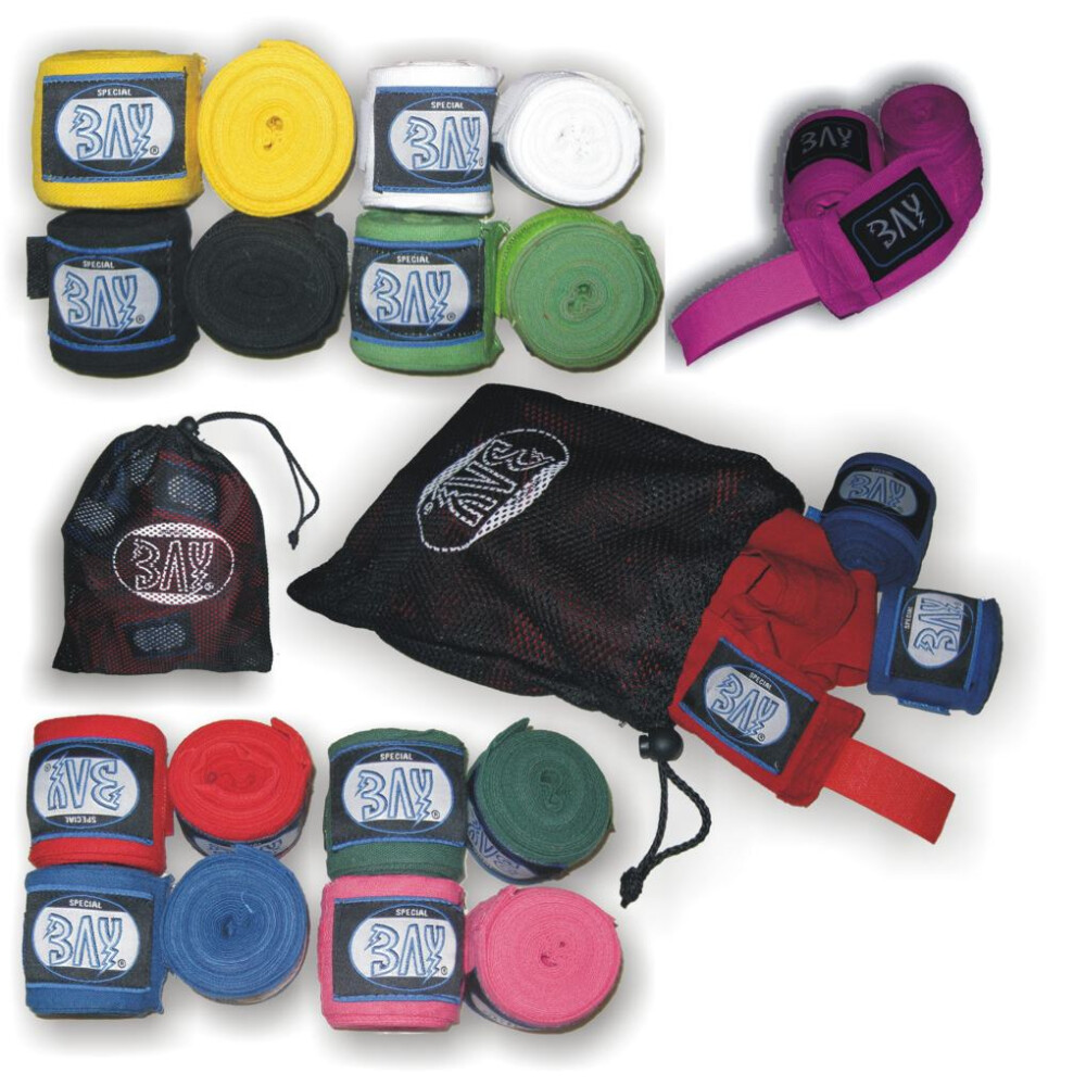 Clever Set Boxbandagen + Mesh Bag schwarz