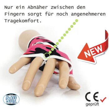 20 Jahre Jubel Angebot - Camouflage Schlupfbandagen XS - XL Farben pink/schwarz M