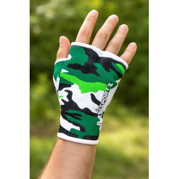 20 Jahre Jubel Angebot - Camouflage Schlupfbandagen XS - XL Farben grün/schwarz L