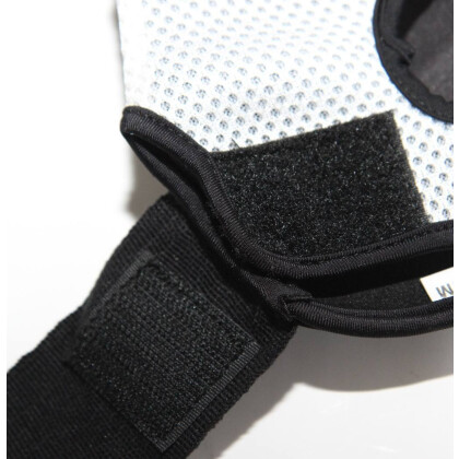 Wave Gel weiß/schwarz gepolsterte Neopren Boxbandagen Handschuhe