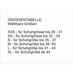Paar Fu&szlig;bandagen schwarz L