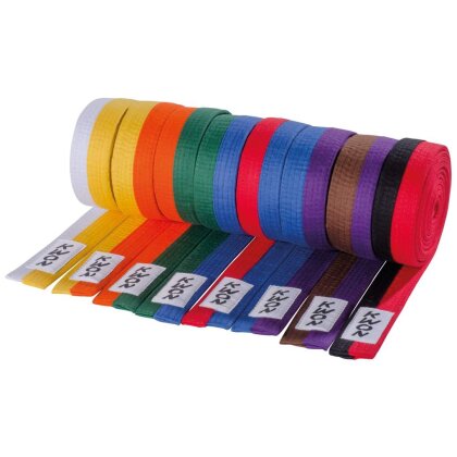 2-farbige Budogürtel verschiedene Farben und Längen