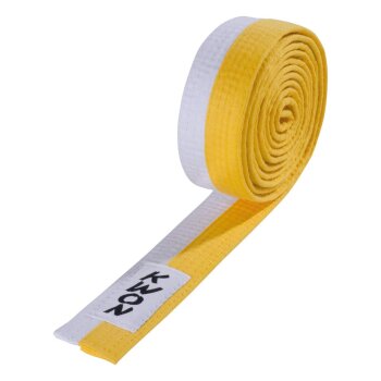 2-farbige Budogürtel orange/grün 260